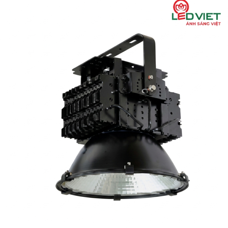 Đèn pha cẩu 500W Chip Lumiled Nguồn Done