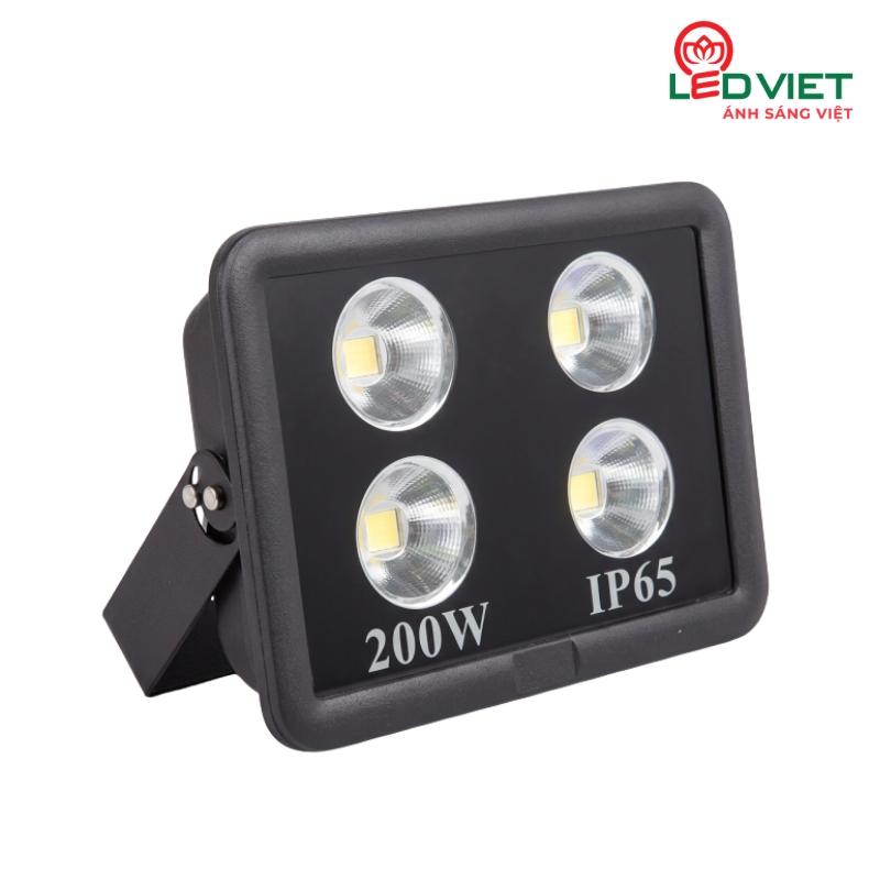 Đèn pha chén 200W chip Lumiled Nguồn Heczk PCA / Suncom SCP