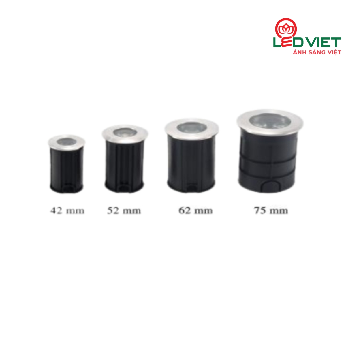 Đèn âm nước inox mini LV-UW10-1W