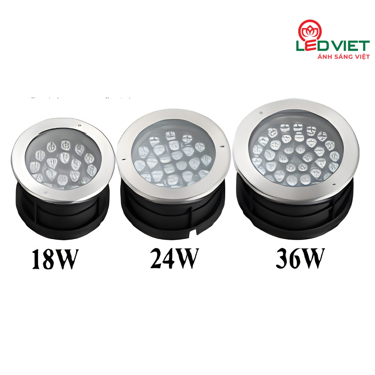 Đèn âm sàn inox bể bơi LV-UW03-18W