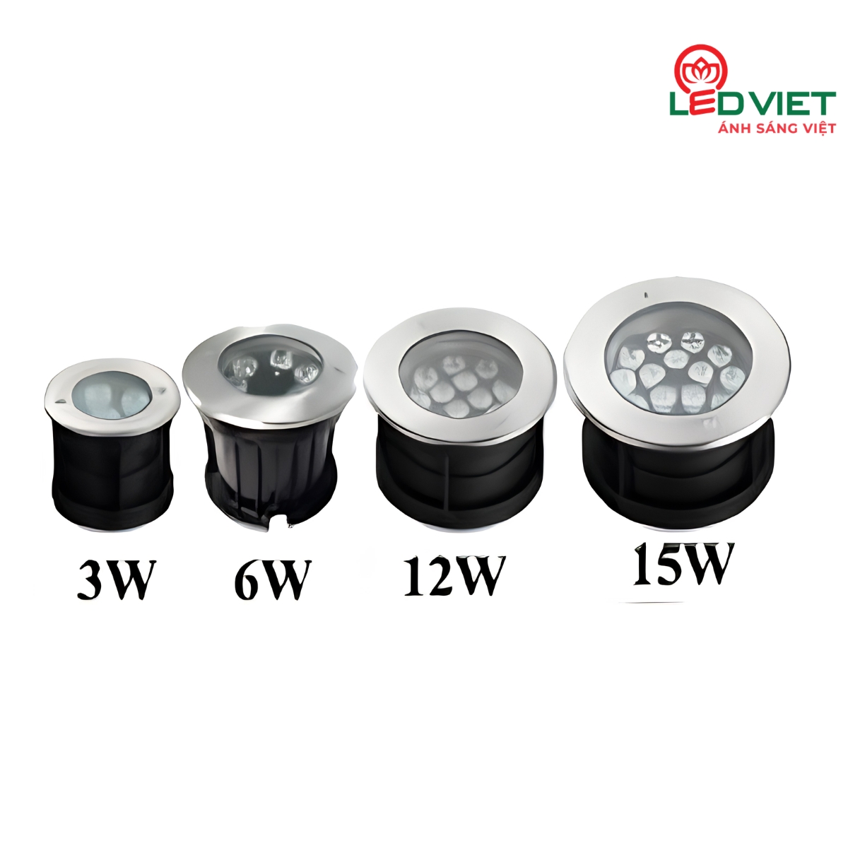 Đèn âm sàn inox bể bơi LV-UW03-9W