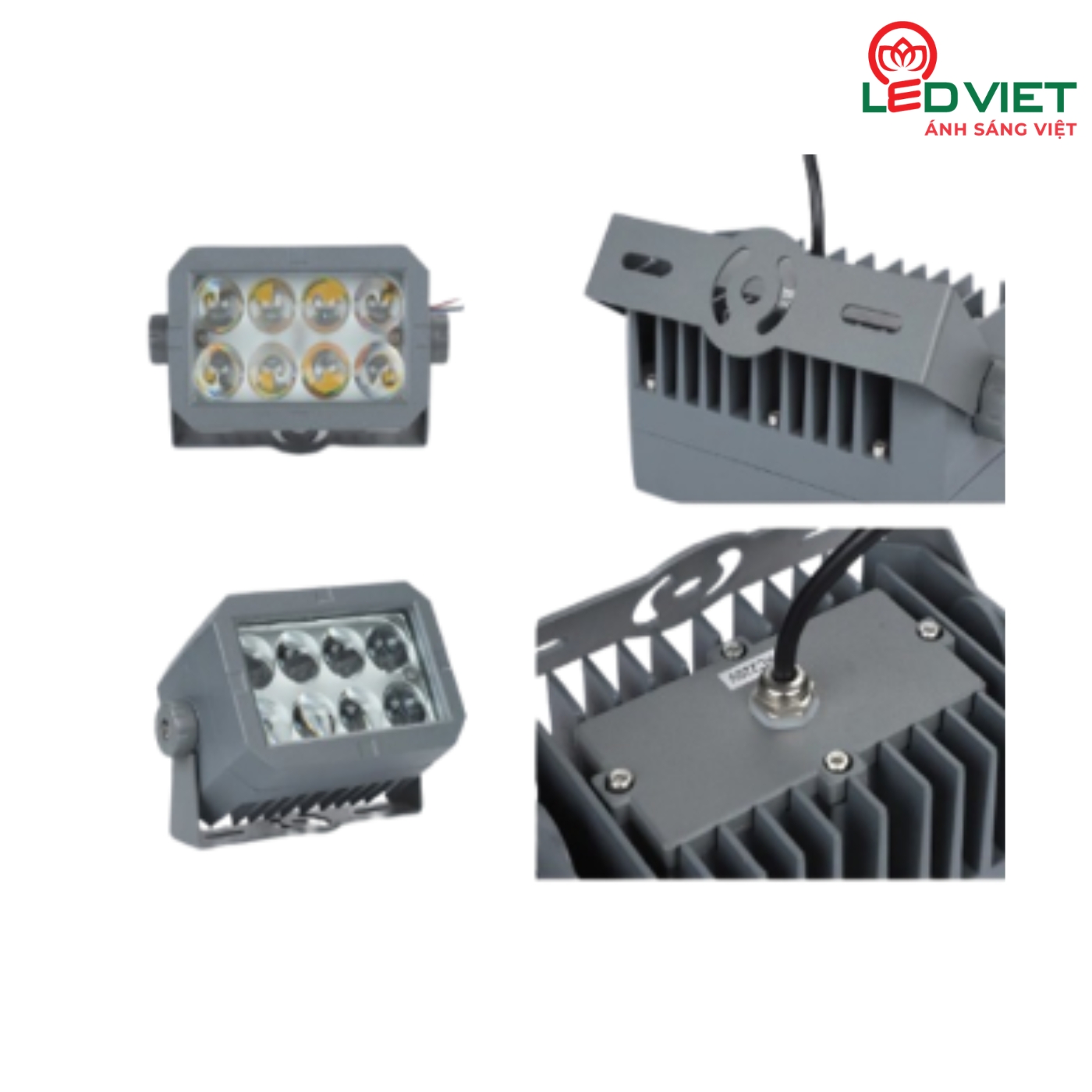 Đèn rọi cột thấu kính chữ nhật LV-SP02-24W