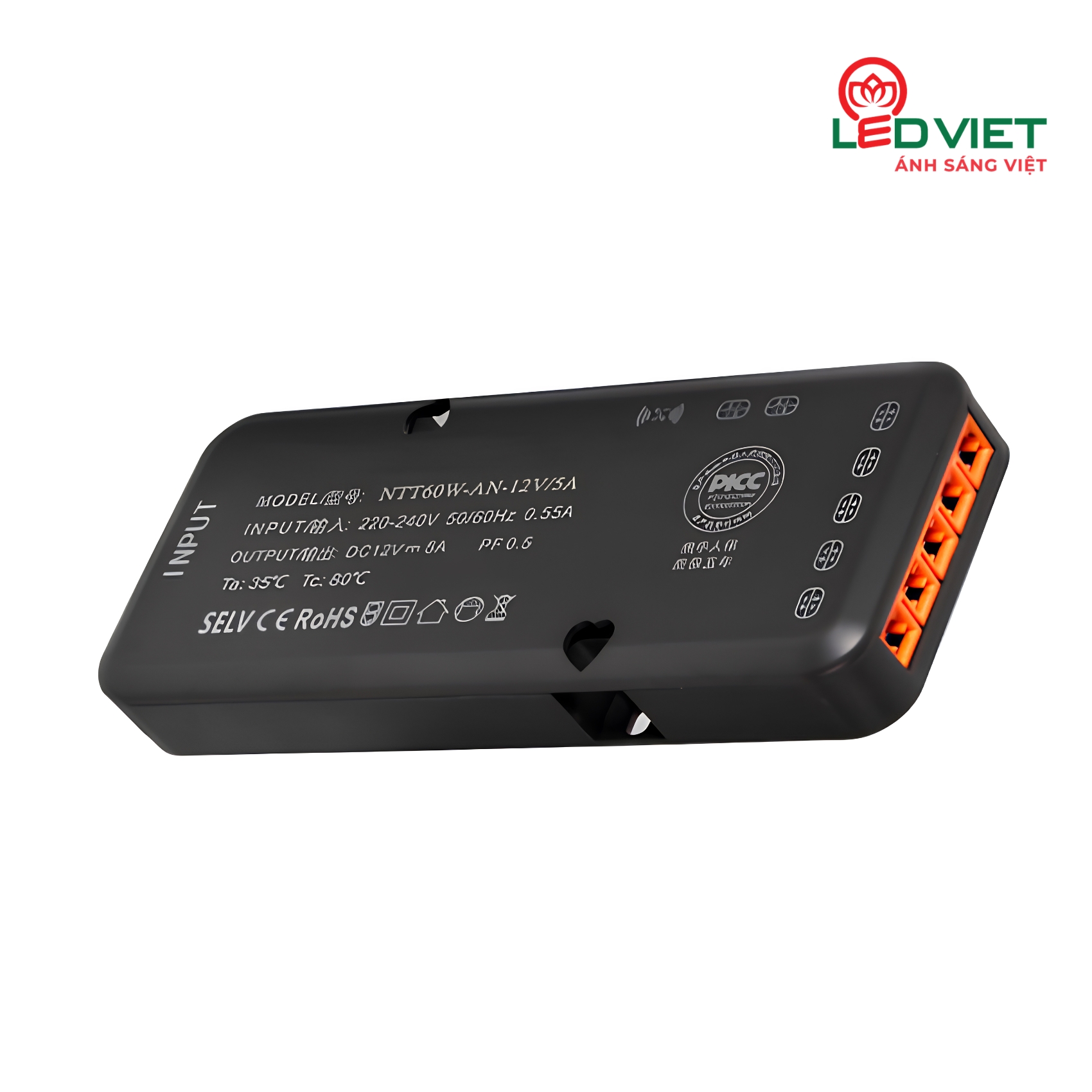 Nguồn điện điều khiển tập trung 12V 60W