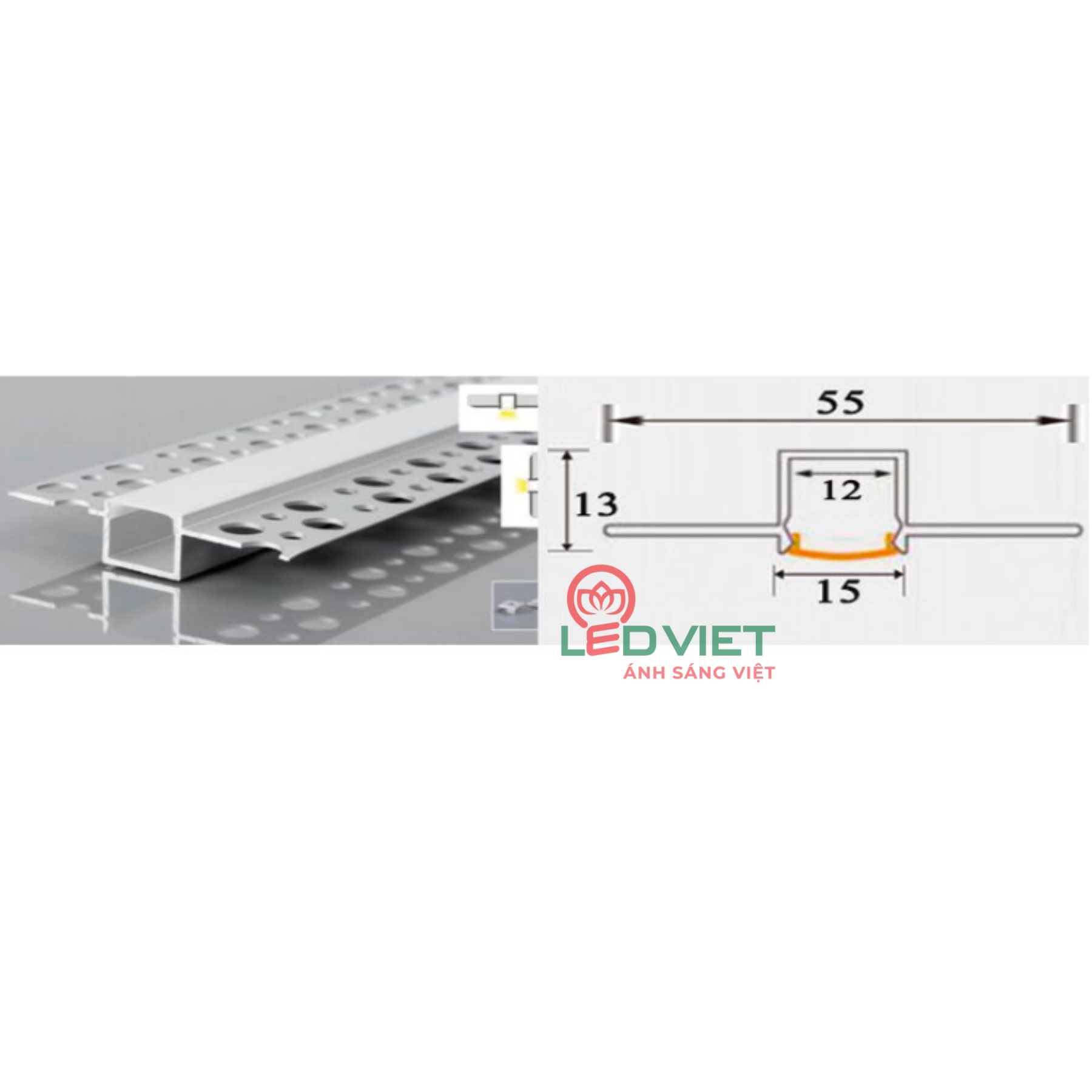 Thanh nhôm định hình 1513XT-MS