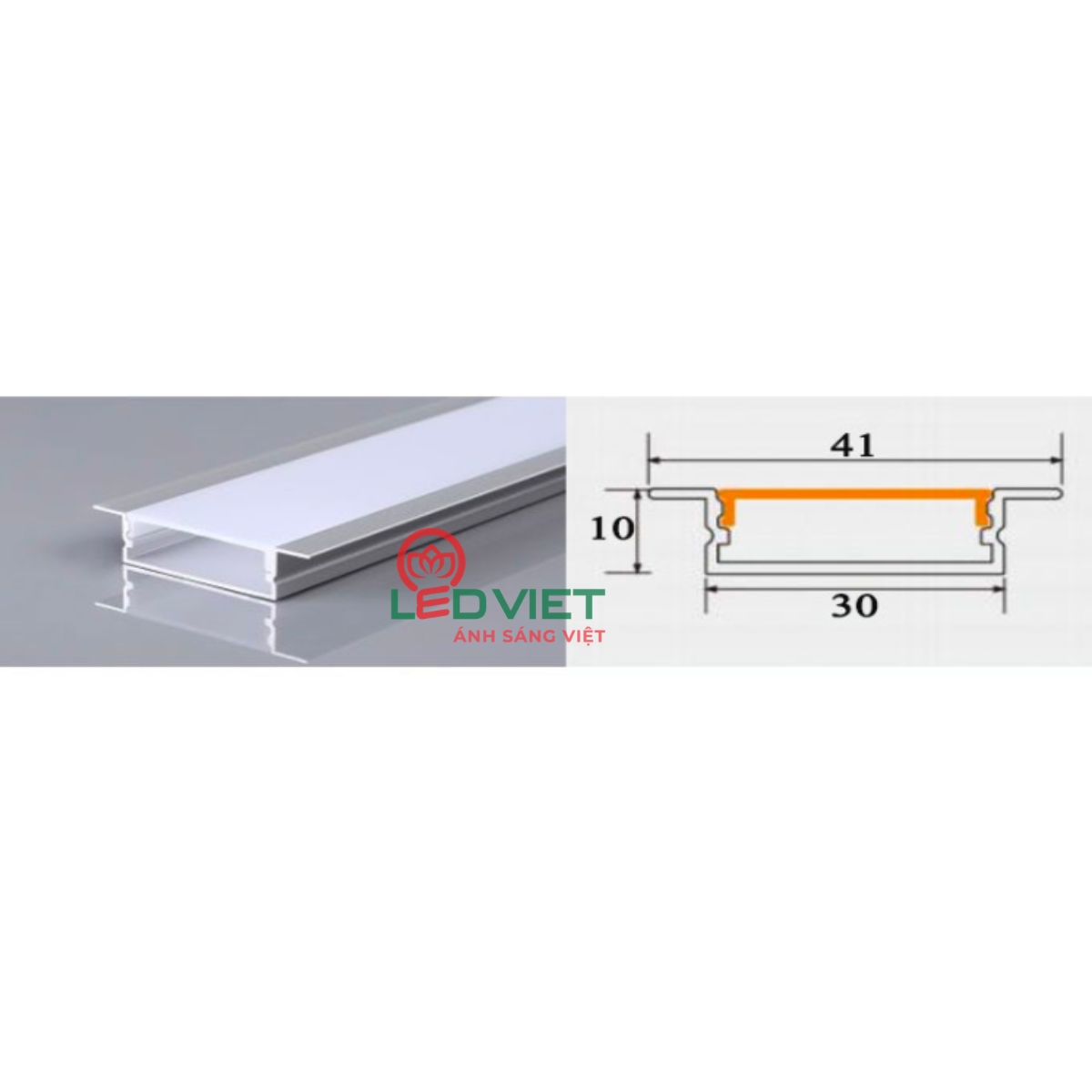 Thanh nhôm định hình 3010A-MS