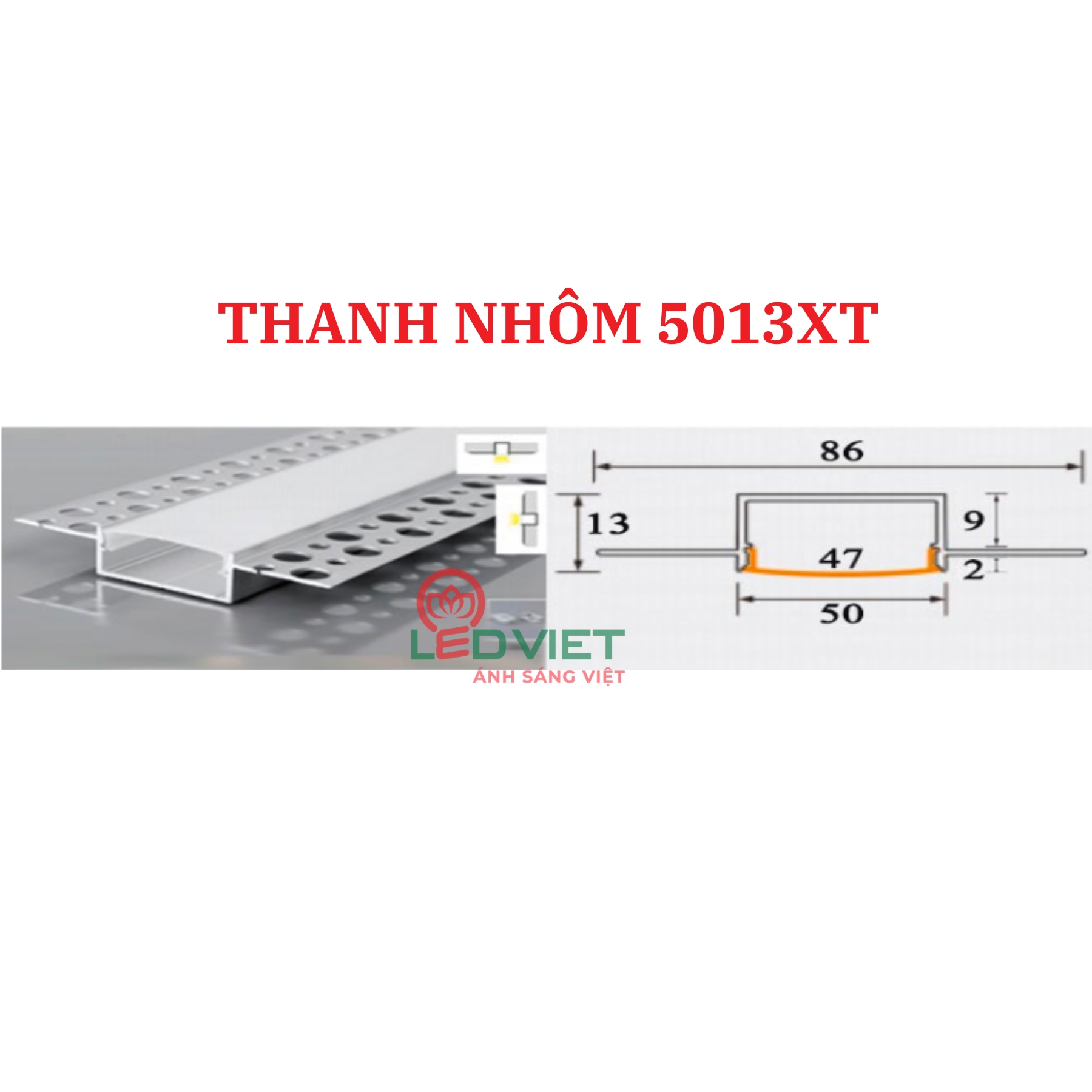 Thanh nhôm định hình 5013XT