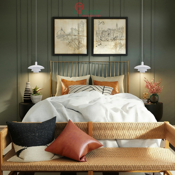 Đèn thả cao cấp THD140T mã A đường kính 350