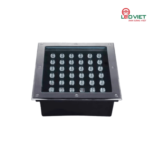 Đèn Led âm đất vuông