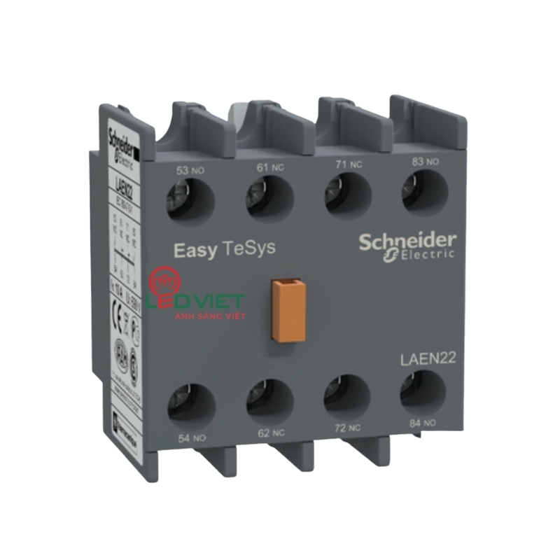 Khối tiếp điểm phụ gắn mặt trước Schneider LAEN22