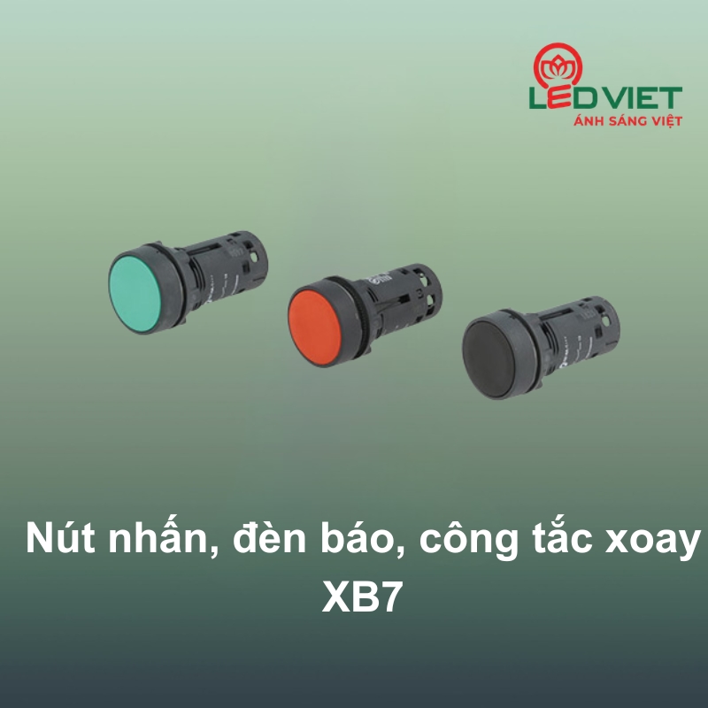 Nút nhấn, đèn báo, công tắc xoay XB7