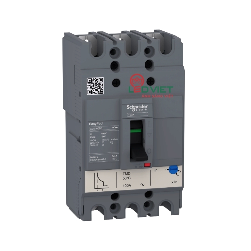 MCCB Easypact CVS100BS 3P 100A LV510938