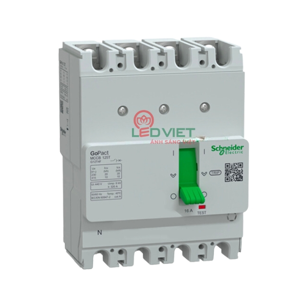 Cầu dao tự động MCCB GoPact 125T 4P 32A G12T4F32
