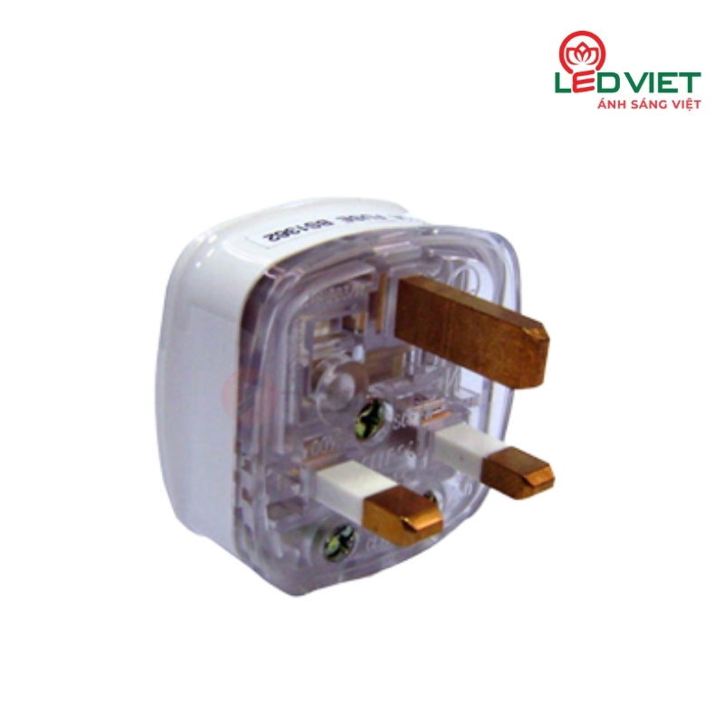 Phích cắm 3 chấu 13A kiểu Anh EP13_G19
