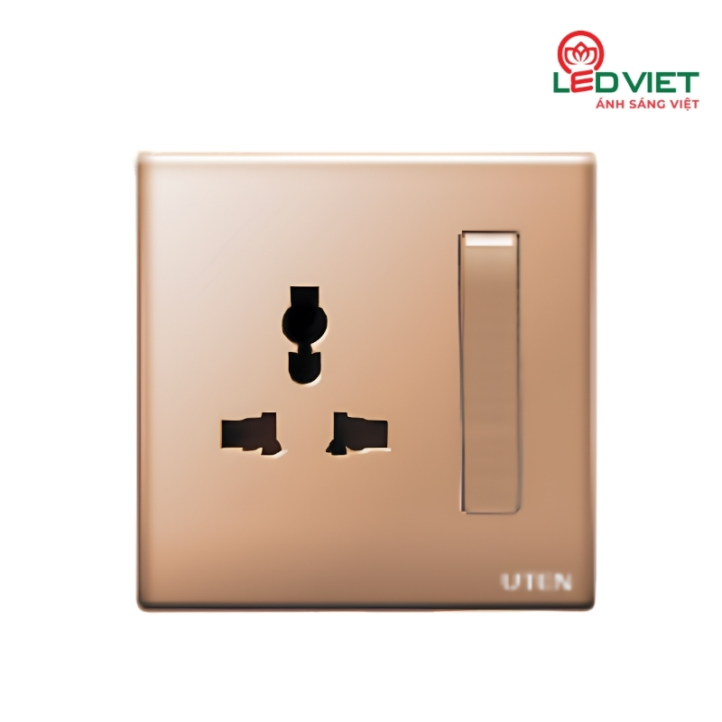 Công tắc 2 chiều và ổ cắm 3 chấu Z9GK12Z13/N
