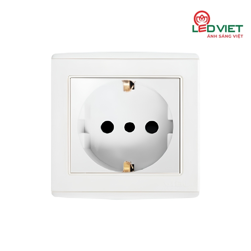 Ổ cắm 2 chấu schuko V4.0G-2C/G
