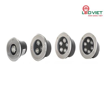 Đèn âm đất tròn SMD LV-UG01-6W RGB