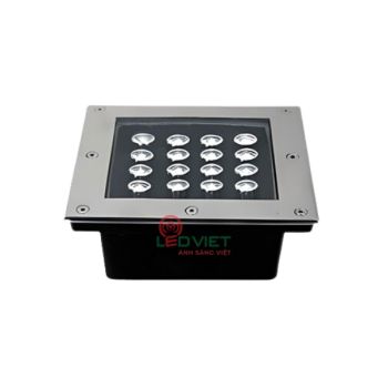 Đèn âm đất vuông 18W BLUE/GREEN/RED LVADV200