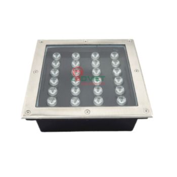 Đèn âm đất vuông 24W BLUE/GREEN/RED LVADV250