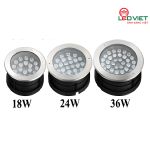 Đèn âm sàn inox bể bơi LV-UW03-18W