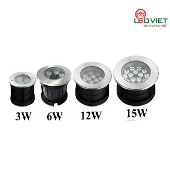 Đèn âm sàn inox bể bơi LV-UW03-6W RGB