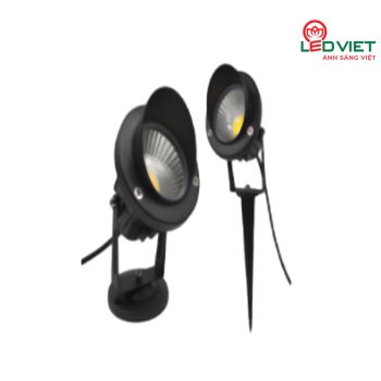 Đèn cắm cỏ COB LV-CB01-10W mũ RGB