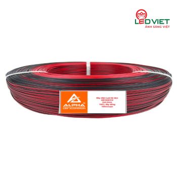 Dây điện đồng đỏ đen 2 x 0,3mm