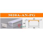 Thanh nhôm định hình 3020A-AN-PG