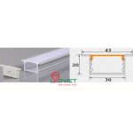 Thanh nhôm định hình 3020A-MS