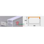 Thanh nhôm định hình 3020M-MS