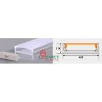 Thanh nhôm định hình 4010M-MS