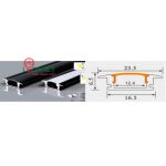 Thanh nhôm định hình 508-1707MS-ĐEN