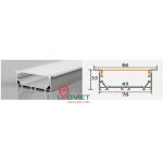 Thanh nhôm định hình 7035A-MS nhỏ