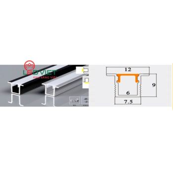 Thanh nhôm định hình 789A-0809SD ĐEN