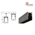 Thanh ray nam châm treo thả TRNCTT-114-2m