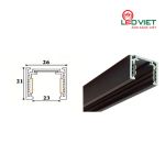 Thanh ray nam châm treo thả TRNCNT-115-2m
