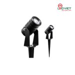 Đèn cắm cỏ nhôm đúc đen LV-CL-CC03-5W