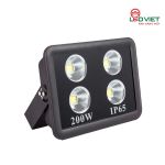 Đèn pha chén chữ nhật LVFL08 200W chip Lumileds nguồn Done