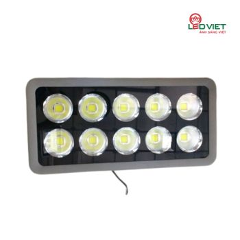 Đèn pha Led chén chữ nhật LVFL05 500W chip Epistar nguồn Crelux