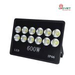 Đèn pha Led chén vuông LVFL02 600W chip Epistar nguồn Crelux