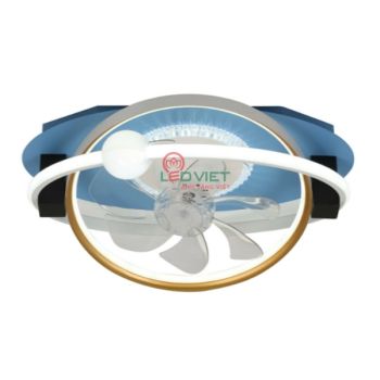 Quạt đèn ốp trần trang trí 580131BU