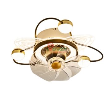 Quạt đèn ốp trần trang trí 6832/3