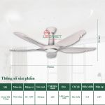 Quạt trần đèn 46ZSM-002