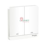 Bộ công tắc đôi 2 cực 20A E8332D20N_WE_G19