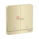 Bộ công tắc đôi 2 cực 20A E8332D20N_WG_G19