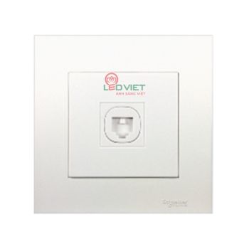 Bộ ổ cắm điện thoại đơn Vivace KB31TS_WE