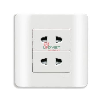 Bộ ổ cắm đôi 2 chấu 10A E84426U2_G19
