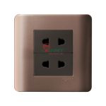 Bộ ổ cắm đôi 2 chấu 10A E84426U2_SZ_G19