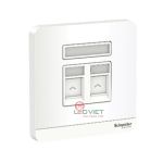 Bộ ổ cắm mạng cat5e đôi E8332RJS5_WE_G19