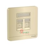 Bộ ổ cắm mạng cat5e đôi E8332RJS5_WG_G19