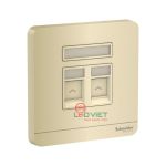 Bộ ổ cắm mạng cat6 đôi E8331RJS6_WG_G19